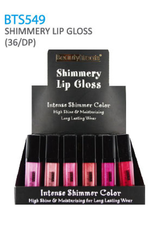 BTS549-47 Beauty Treats Shimmery Lip Gloss 36/DP