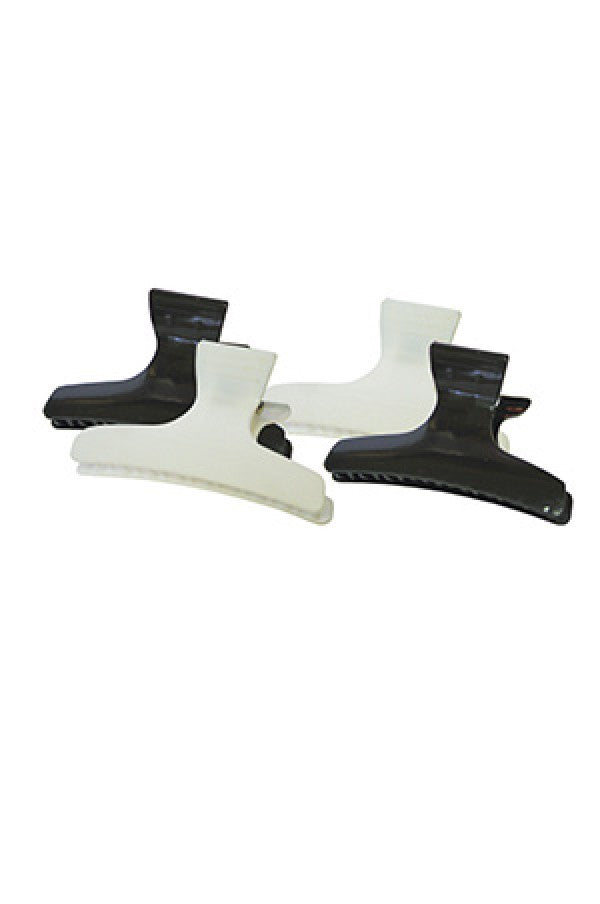 Butterfly Clamp (M) CL2202 Black & White 1084 -pk