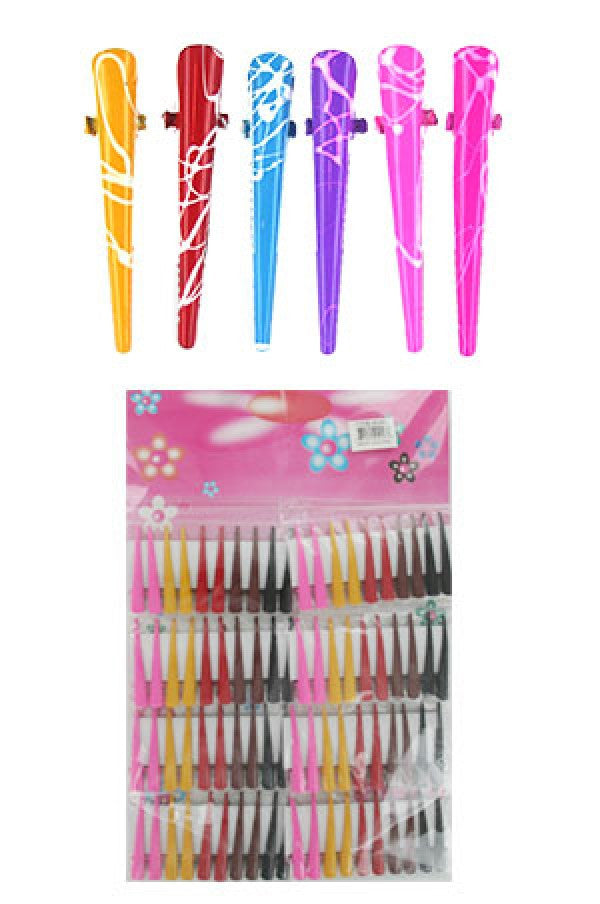 4052 Kids Hair Long Clip -Assrt (100pcs/pk)