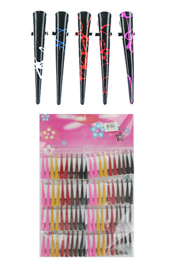 4054 Kids Hair Long Clip -Assrt (80pcs/pk)
