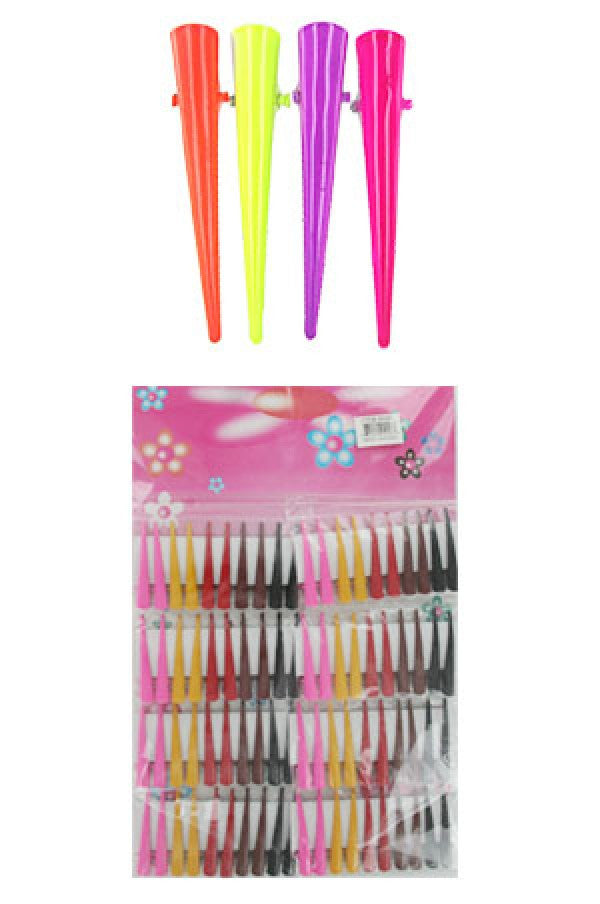 4055 Kids Hair Long Clip -Assrt (80pcs/pk)