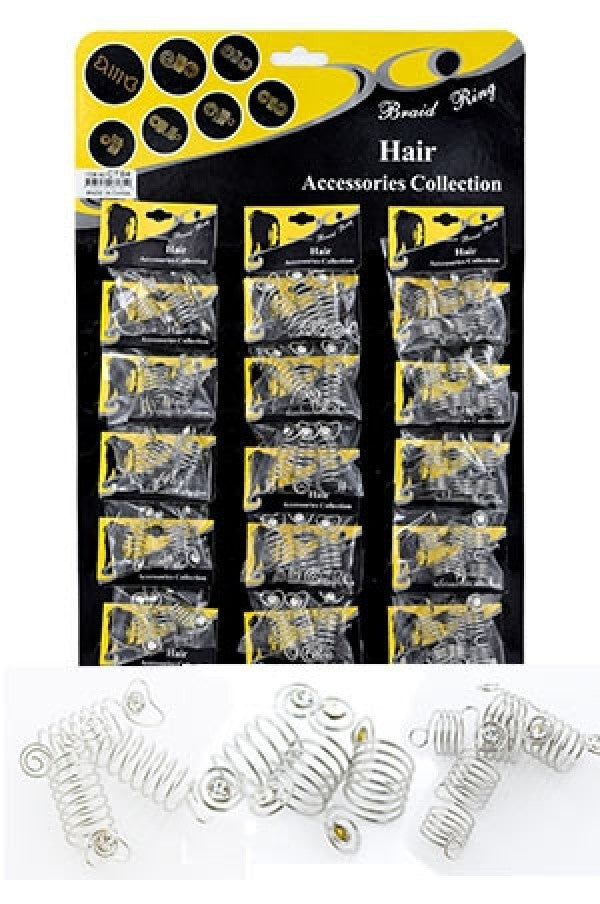 CTS4 Silver Hair & Nail Ring Bead 18/pk-pk