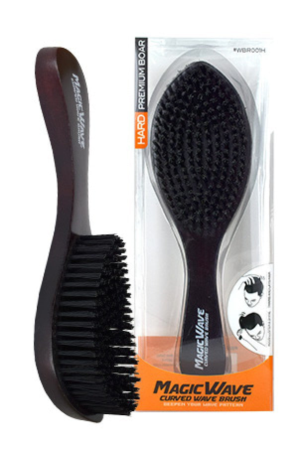 WBR001H Magic Curved Wave Brush w/Handle-pc