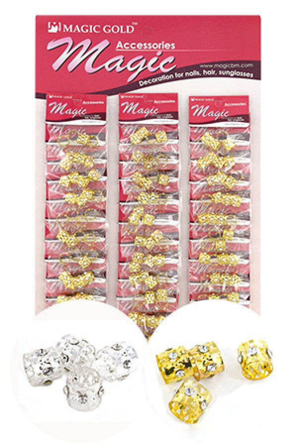 CX6991/ CX6992 Gold Hair & Nail Ring Bead (36/pk)-pk