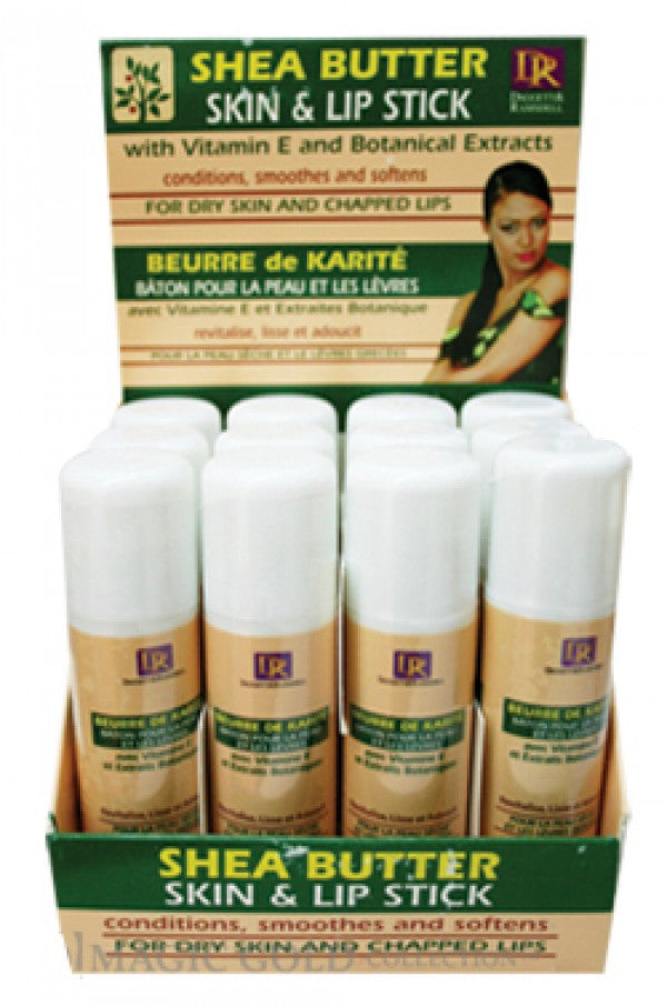 D & R Shea Butter Skin & Lip Stick (0.5oz X 12)