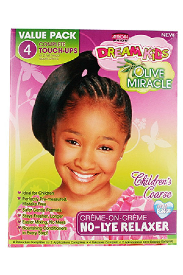 Dream Kids-18 Olive Miracle No-Lye Relaxer (4 Retouches) - Coarse