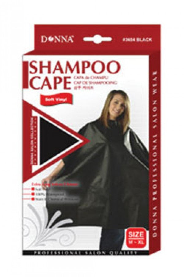 Donna Shampoo Cape - (Soft Vinyl) 2XL-4XL