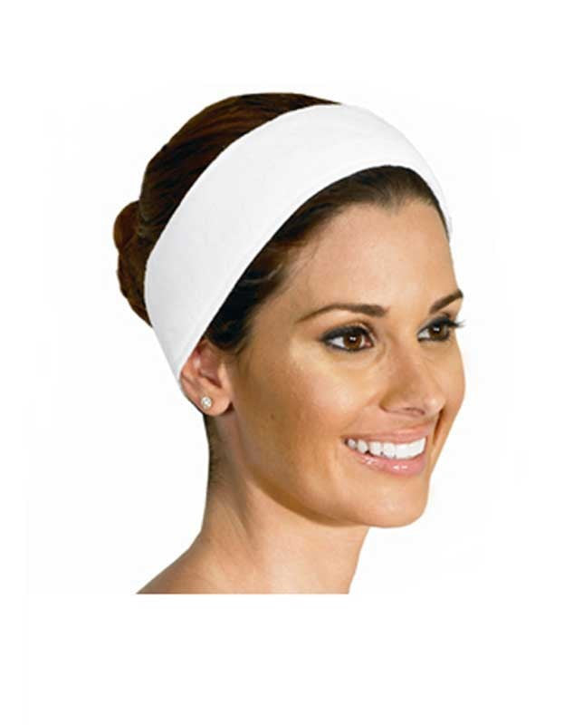 669 MICROFIBER HEADBAND WHITE