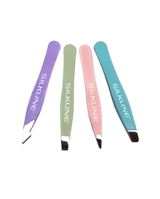 Silkline Mini Tweezer Set 4pk
