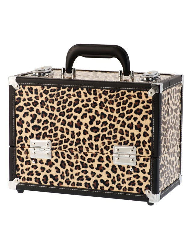 COSMETICS CASE LEOPARD