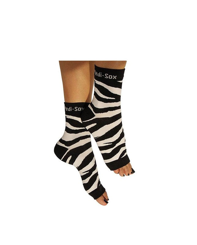 PEDI-SOX WILD ZEBRA BW