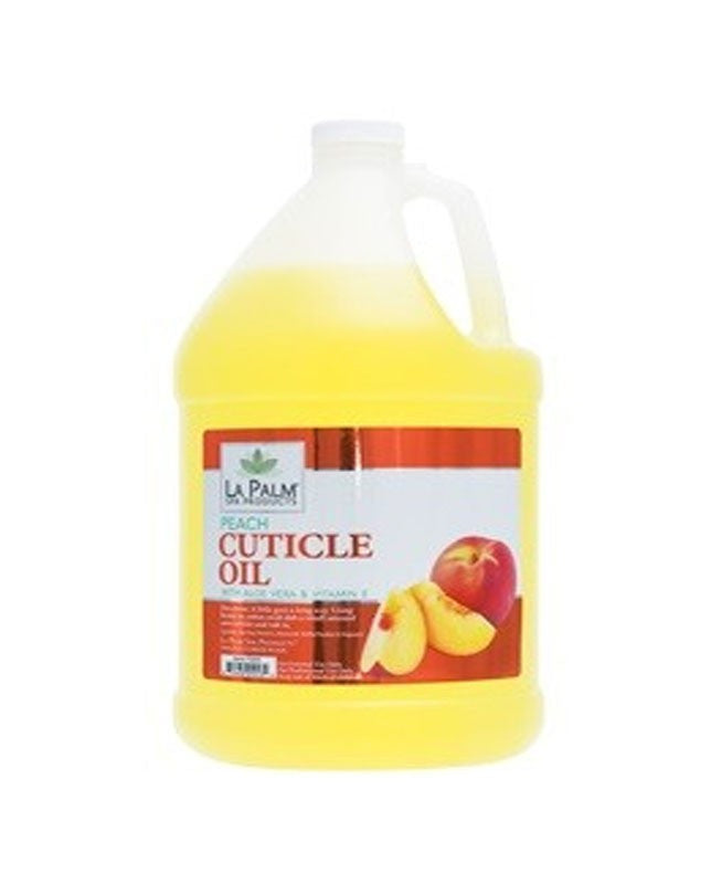 La Palm Peach Cuticle Oil Gallon