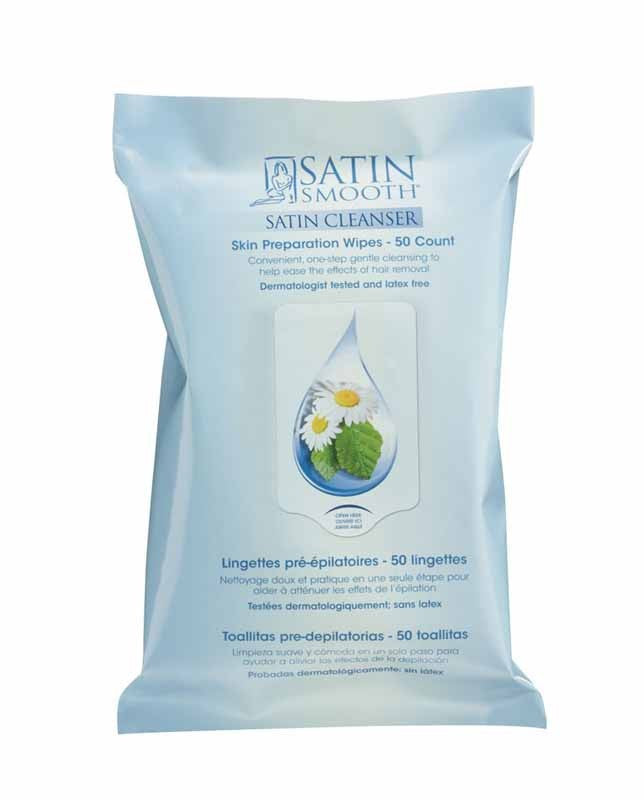 Satin Cleanser Wipes 50pk