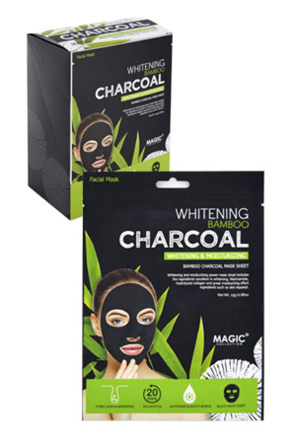 Magic Whitening Charcoal Mask Sheet (24/ds) FMS001 -ds