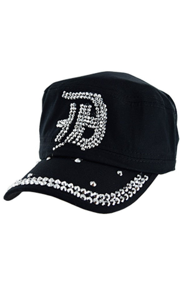66167 Fashion Rhinestone Cap -pc