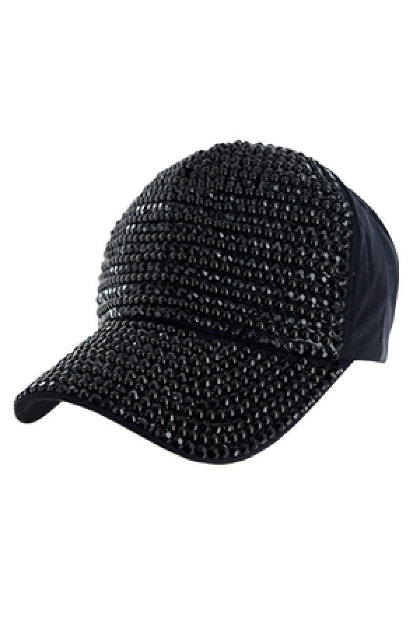 67942 Fashion Rhinestone Cap -pc