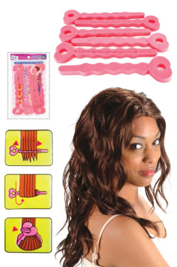 Sponge Hair Curler 2940 Key Shape(6pcs/pk) -pk