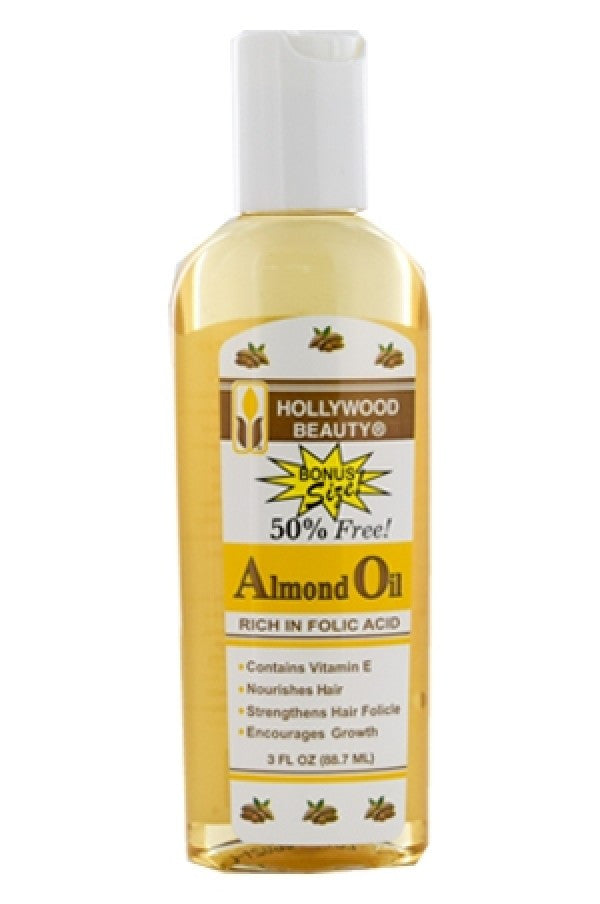Hollywood Beauty-69 Almond Oil-Bonus (3oz)