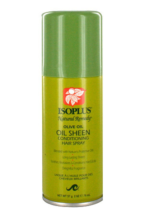 Isoplus-53 Natural Remedy Olive Oil Sheen Hair Spray (2oz)