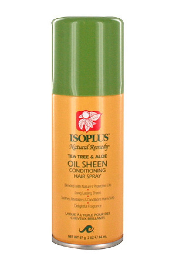 Isoplus-53A Natural Remedy TeaTree&Aloe Sheen Hair Spray(2oz)