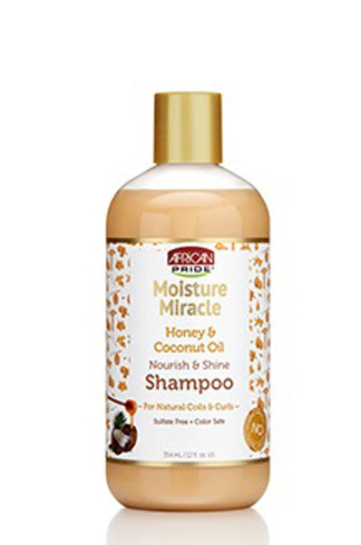 AFRICAN PRIDE Moisture Miracle Honey&Coconut Oil Shampoo (12oz)