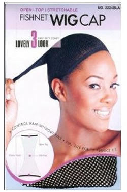 MAGIC COLLECTION Open Top Fishnet Wig Cap