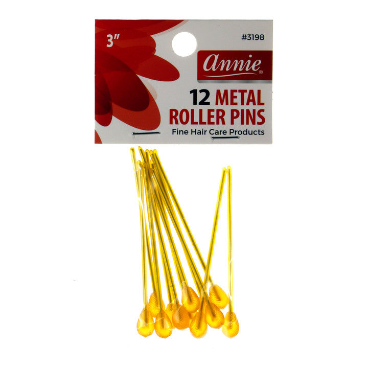 ANNIE 12pcs Metal Roller Pins (3inch) #3198