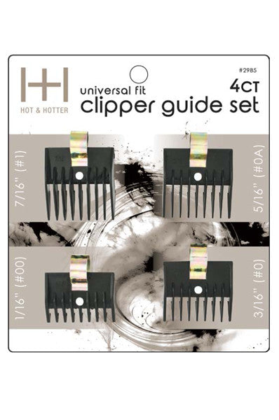 ANNIE Hot&Hotter Universal Fit clipper Guide Set 4ct #2985 [pk]