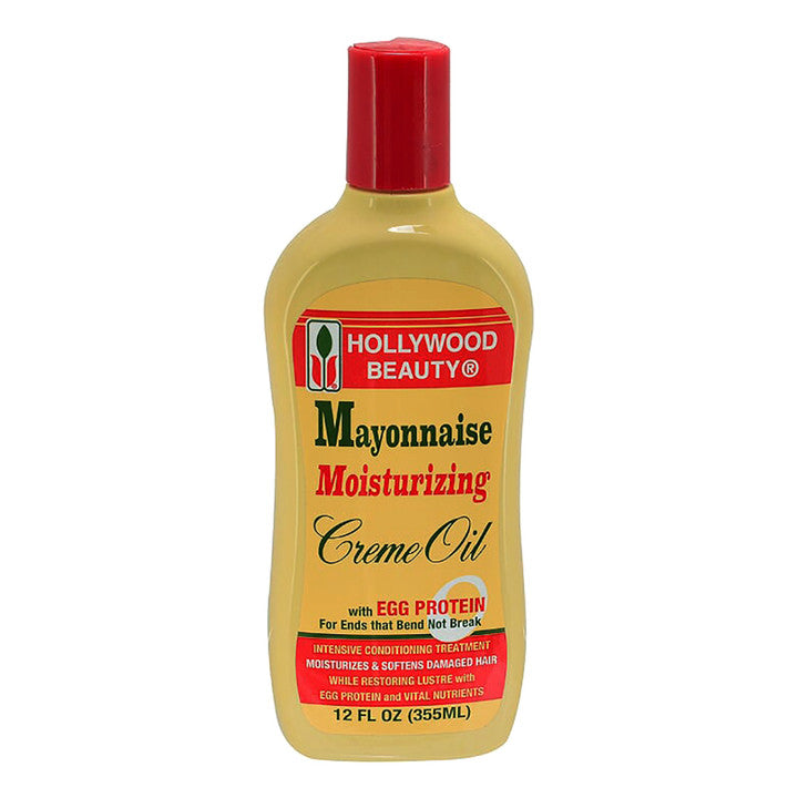 HOLLYWOOD BEAUTY Mayonnaise Moisturizing Creme Oil (12oz)