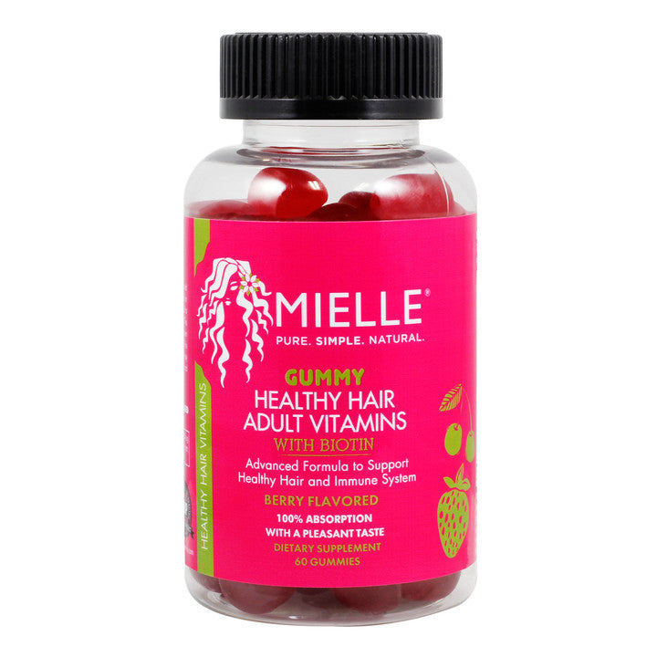 MIELLE ORGANICS Gummy Healthy Hair Adult Vitamins (60gummies)