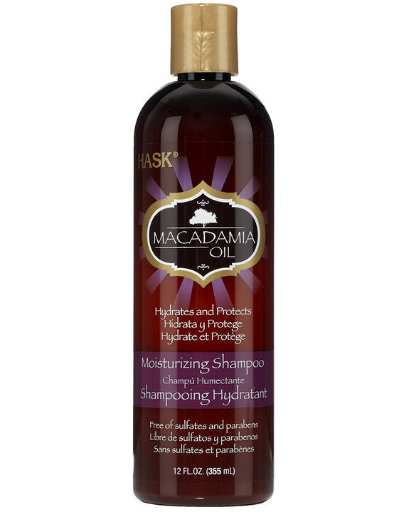 HASK Macadamia Oil Moisturizing Shampoo (12oz)