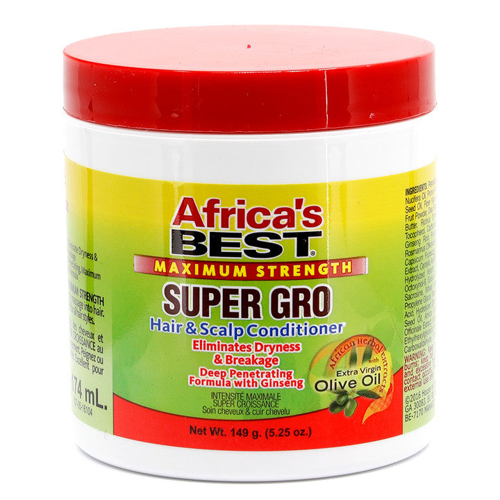 AFRICA'S BEST Maximum Strength Super Gro Hair&Scalp Conditioner (5.25oz)