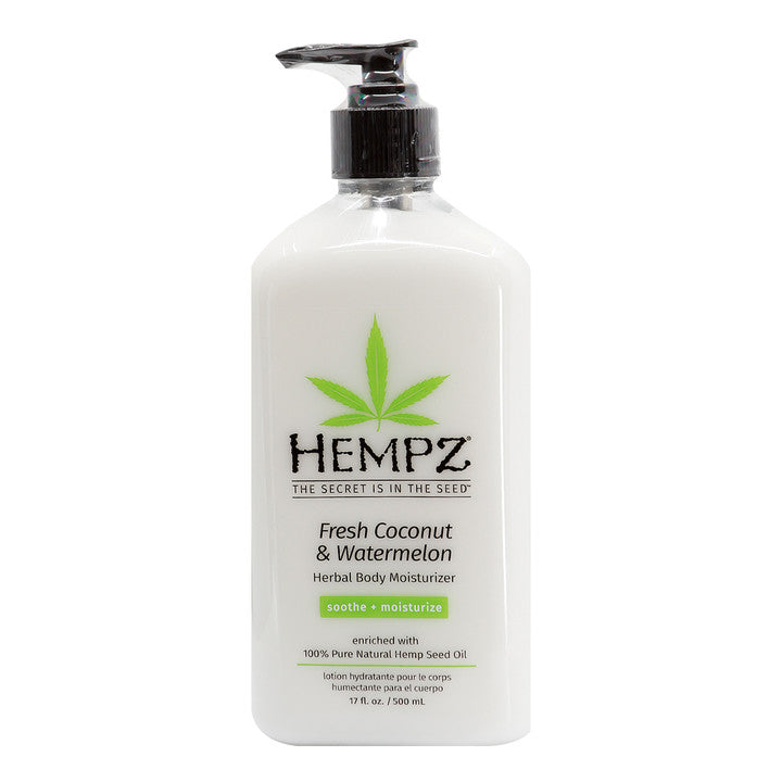HEMPZ Fresh Coconut & Watermelon Herbal Body Moisturizer (17oz)