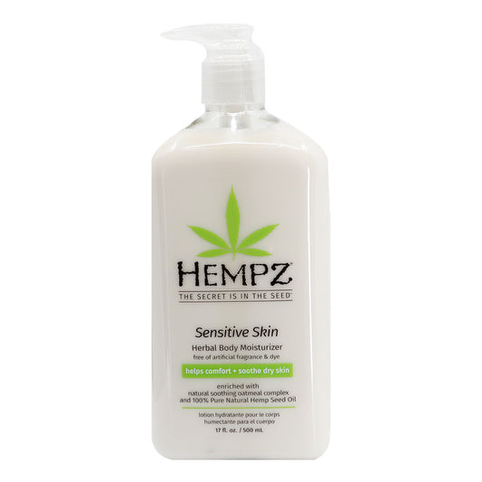 HEMPZ Sensitive Skin Herbal Body Moisturizer (17oz)