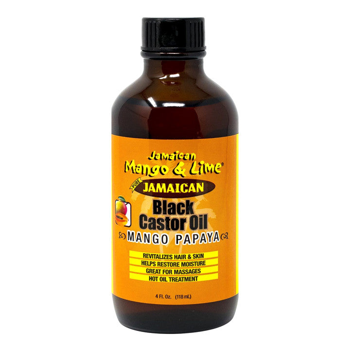 JAMAICAN MANGO & LIME Black Castor Oil Mango Papaya (4oz)
