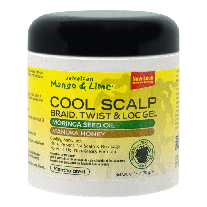 JAMAICAN MANGO & LIME No More Itch Cool Scalp Braid, Twist&Lock Gel (6oz)