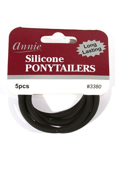ANNIE Silicone Ponytailers (5pcs)