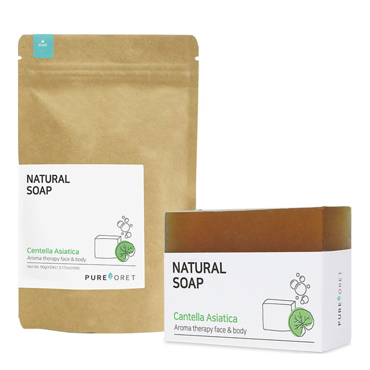 PUREFORET Natural Soap with Bubble Foaming net