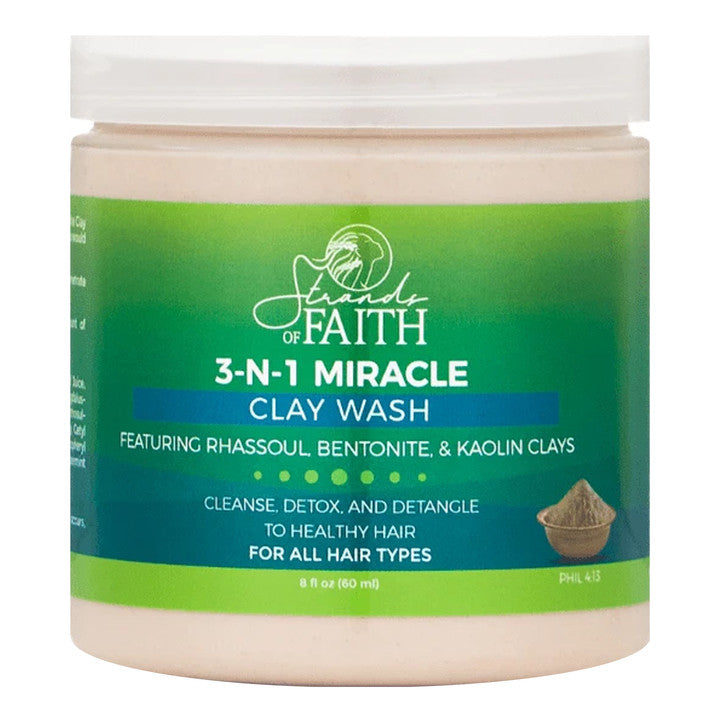 STRANDS of FAITH 3 in 1 Miracle Clay Wash (8oz)