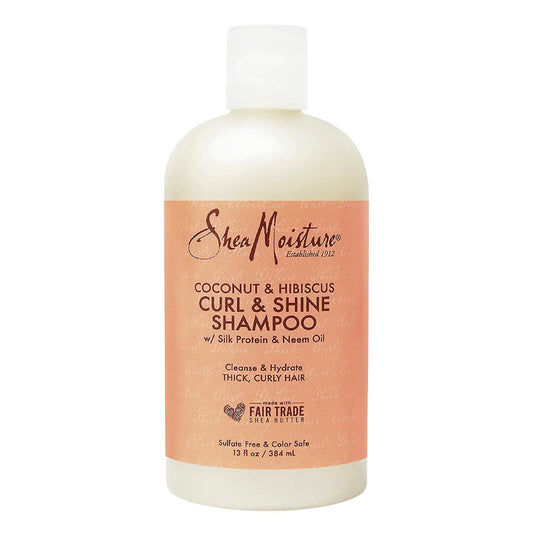 SHEA MOISTURE Coconut & Hibiscus Curl & Shine Shampoo (13oz)