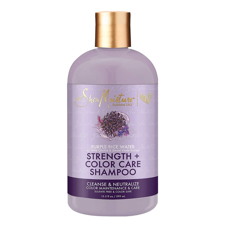 SHEA MOISTURE Purple Rice Water Strength + Color Care Shampoo (13.5oz)
