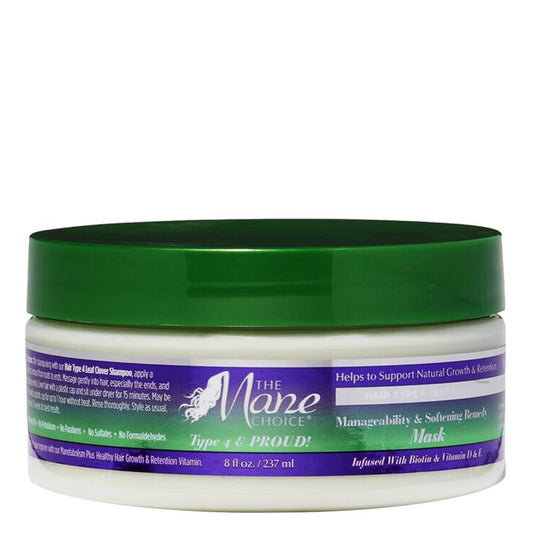 THE MANE CHOICE 4 Leaf Clover Manageability & Softening Remedy Hair Mask(8oz)