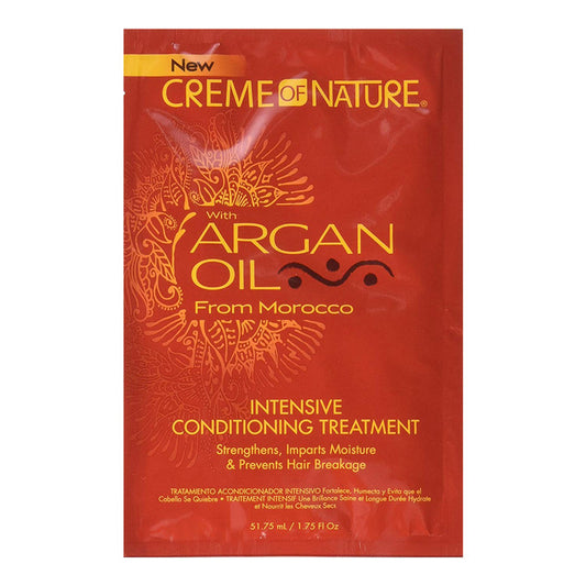 CREME OF NATURE Argan Oil Intensive Conditioning Treatment Packet