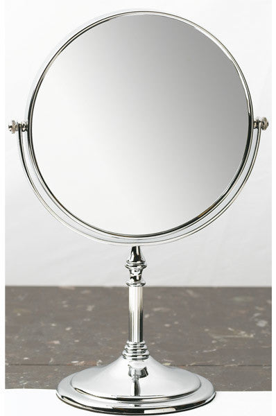 ANNIE Chrome Plated Stand Mirror #3023 [pc]