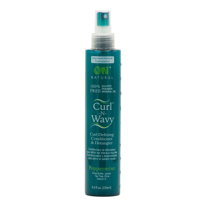 ON NATURAL Curl & Wavy Peppermint Conditioner & Detangler(8oz)
