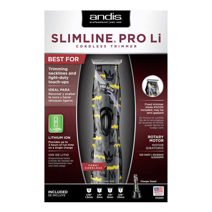 ANDIS Nation Slimline Pro Li Cordless Trimmer