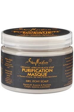 SHEA MOISTURE African Black Soap Bamboo Charcoal Purification Masque (12oz)