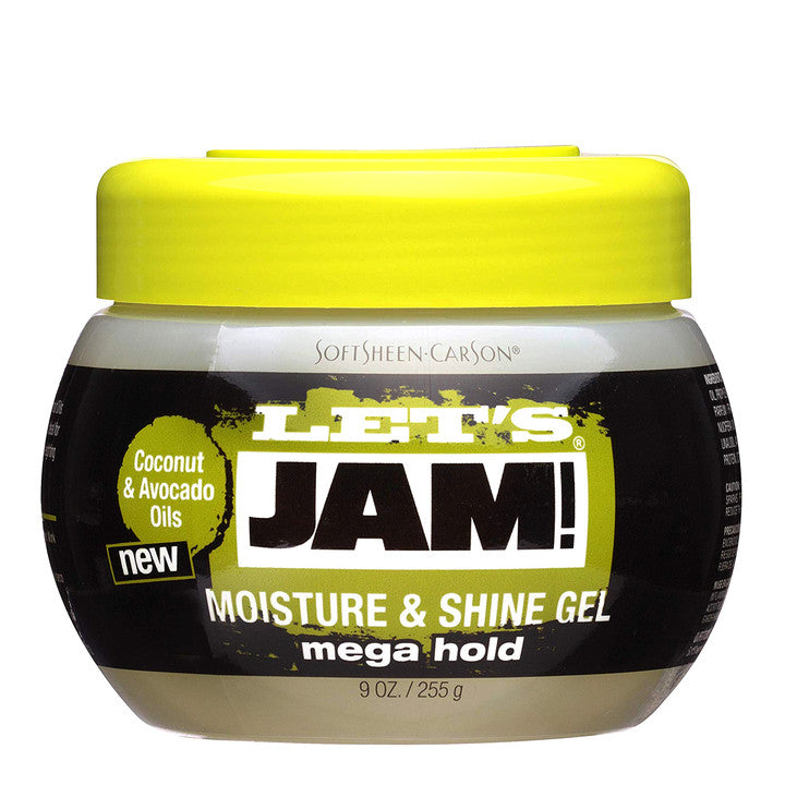 LET'S JAM Moisture & Shine Gel #Mega Hold (9oz)