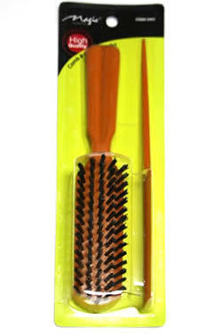 MAGIC COLLECTION Rat Tail Comb & 8inch Brush Combo #2455
