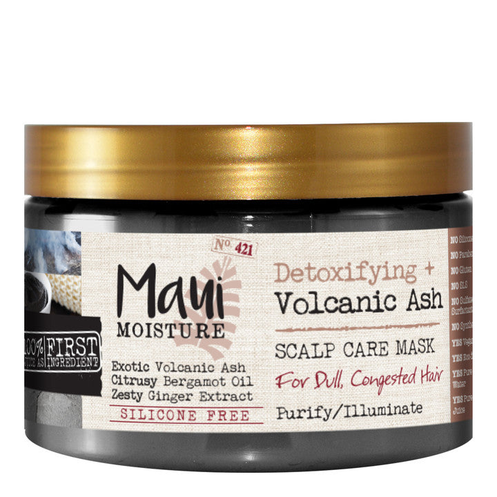 MAUI MOISTURE Detoxifying Volcanic Ash Scalp Care Mask (12oz)